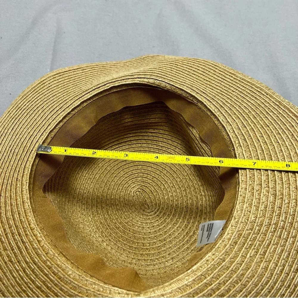 Haute Hippie Girls‎ Paper Straw Hat Easter Summer Beach Vacation with White Band